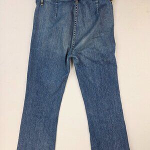 Nili Lotan Size 26X31 Womens Francois Flare Blue Denim Jeans Made In The USA